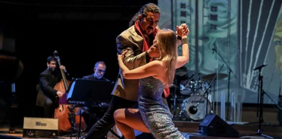 Leonardo Suarez-Paz’s PIAZZOLLA100: El Nuevo Tango show poster