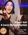 A (very) Nervous System- Mindy Raf stand up hour in Off-Off-Broadway