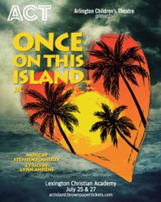 Once on This Island, JR. show poster