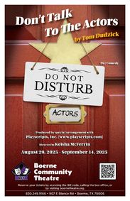 Don't Talk to the Actors show poster