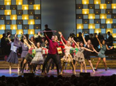 Transcendence's Broadway Holiday Spectacular show poster