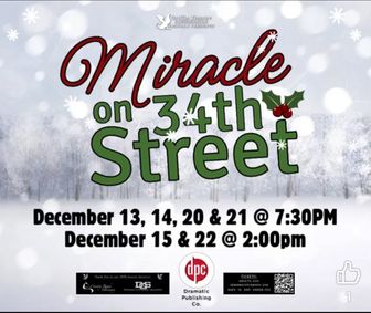 Miracle on 34th St show poster