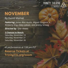 November by David Mamet show poster