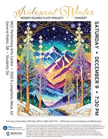 Desert Echoes Flute: Iridescent Winter show poster