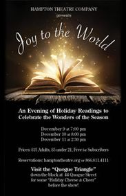 Joy to the World show poster