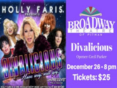 DIVALICIOUS! Have Wig...Will Travel! Opening Act: Cecil Parker show poster