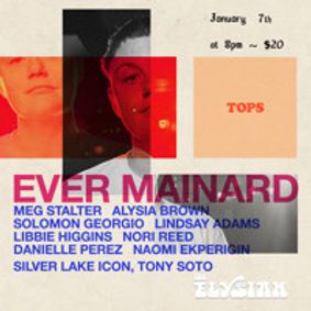 Tops: A Top Surgery Comedy & Bake Sale Fundraiser for Ever Mainard! show poster