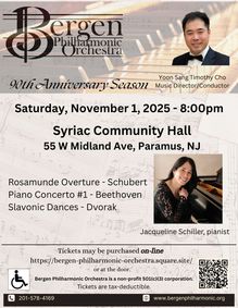 Opening Crescendo: Pianist Jacqueline Schiller and the BPO Launch the 90th Anniversary Season   show poster