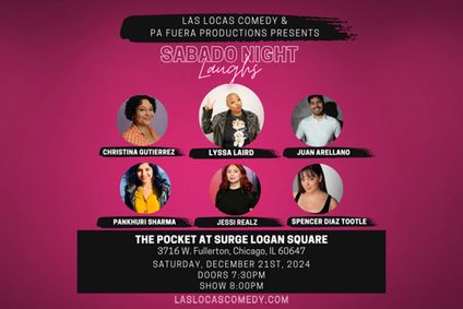 Sabado Night Laughs - December 2024 show poster