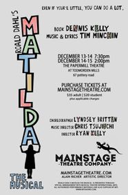 Mainstage Theatre Presents Matilda the Musical show poster