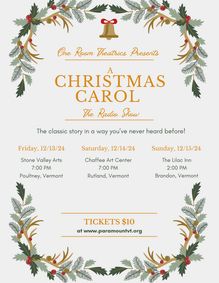 A Christmas Carol: The Radio Show show poster