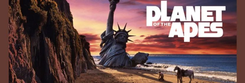 PLANET OF THE APES (1968) Restored & BIG Screen, Fri, Sept 5, 7pm show poster