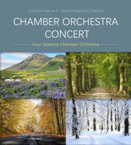 Four Seasons Chamber Orchestra presents show poster