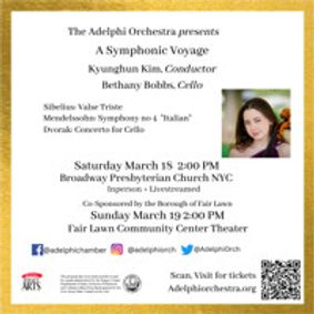 Adelphi Orchestra - Symphonic Voyages show poster