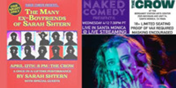 The Many Ex-Boyfriends of Sarah Shtern - Livestreaming & Live at The Crow show poster