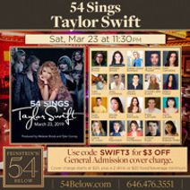 54 Sings Taylor Swift