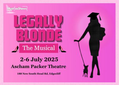 Legally Blonde show poster