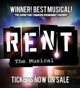 RENT show poster