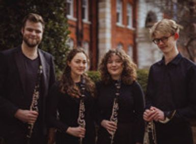 Classical Coffee Mornings: The Hyde Clarinet Quartet show poster