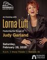 An Evening with Lorna Luft Feat. the Songs of Judy Garland in New Jersey