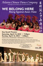 We Belong Here: Rising Against Asian Hate show poster
