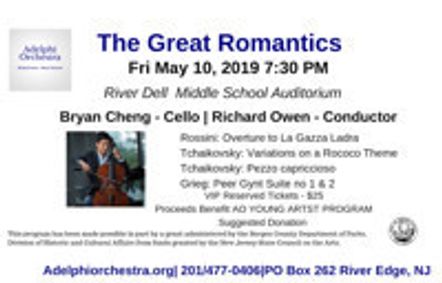 The Great Romantics show poster