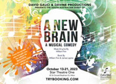 A New Brain show poster