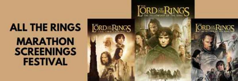 LORD OF THE RINGS Marathon Festival – Sun, March 30 show poster