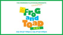 A Year with Frog & Toad KIDS presented by The Premiere Playhouse