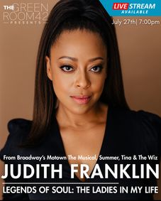 Broadway's Judith Franklin in Legends of Soul: The Ladies In My Life show poster