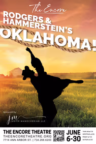 Rodgers and Hammerstein's Oklahoma! show poster