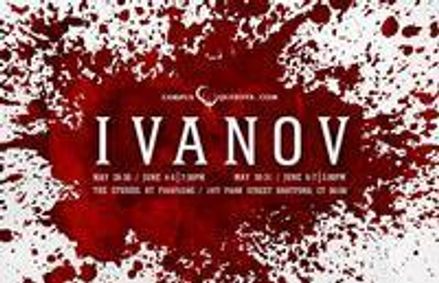 Anton Chekhov's Ivanov show poster