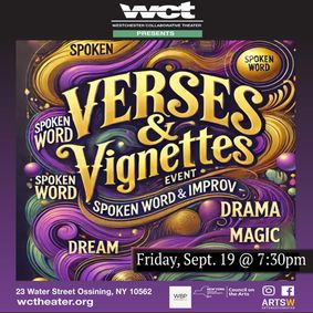 WCT Presents Verses & Vignettes on Friday, September 19 show poster