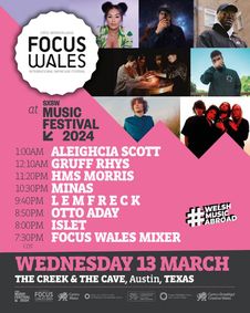 Focus Wales 2024 Showcase show poster