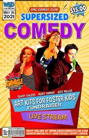 Supersized Comedy with Mary Dimino, Jess Miller & Sandy Ehlers show poster