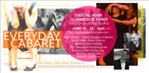 EVERYDAY CABARET - a cocktail hour with pop up dances and songs show poster