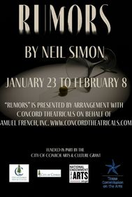 Neil Simon's Rumors show poster