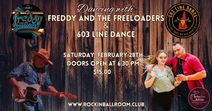 Dancing with Freddy and the Freeloaders and 603 Line Dance