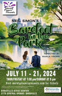 Barefoot in the Park - On Stage July 11 - 21
