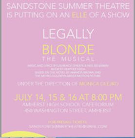 Legally Blonde:  The Musical show poster
