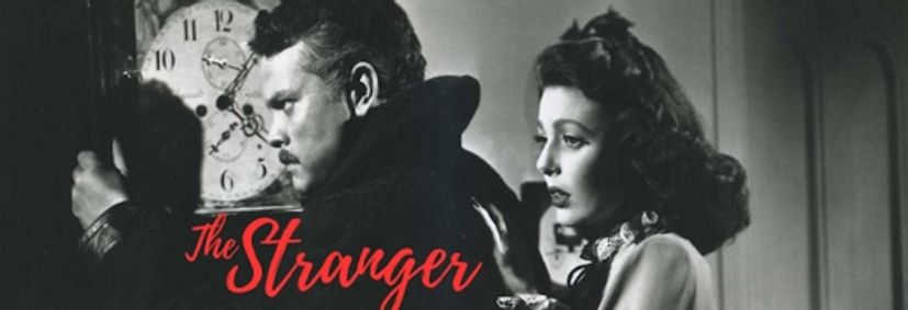 Orson Welles' THE STRANGER show poster