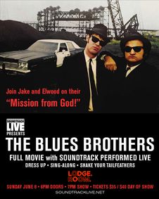 Soundtrack Live : The Blues Brothers show poster