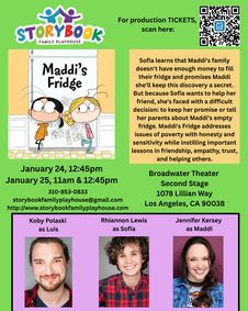 Maddi's Fridge (play for children) show poster
