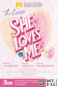 SHE LOVES ME show poster