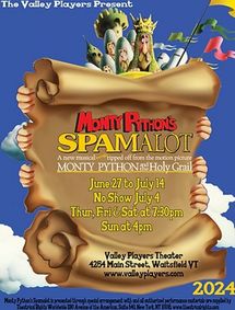 Monty Python's SPAMALOT show poster