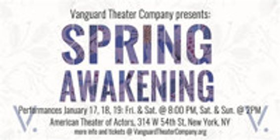 Spring Awakening show poster