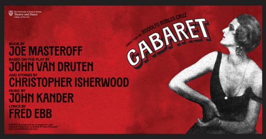 Cabaret show poster