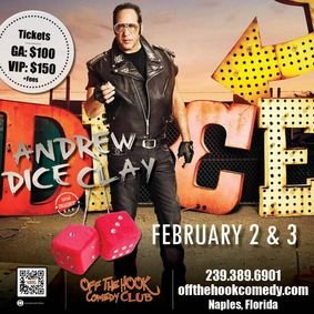 Comedian Andrew Dice Clay Live in Naples, Florida! show poster