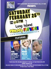 Long Island Comedy Festival show poster