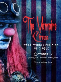 The Vampire Circus show poster